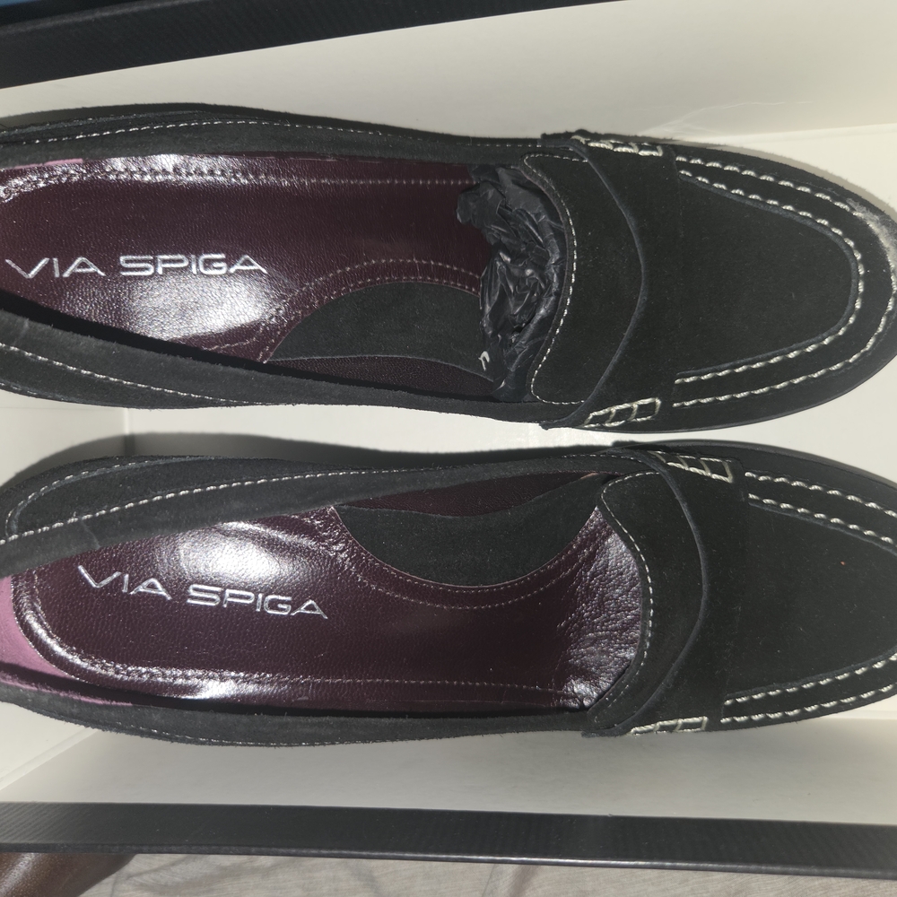 Via Spiga Black Crosta Footwear - Picture 2 of 3